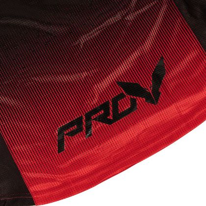 Camiseta de motocross Prov HOLESHOT RED 2022 - Rojo