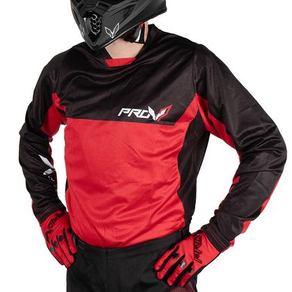 Camiseta de motocross Prov HOLESHOT RED 2022 - Rojo Ref : POV0052 