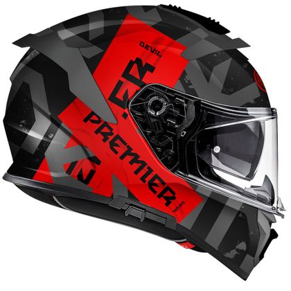 Premier DEVIL TP 17 BM Integraalhelm - Zwart / Rood