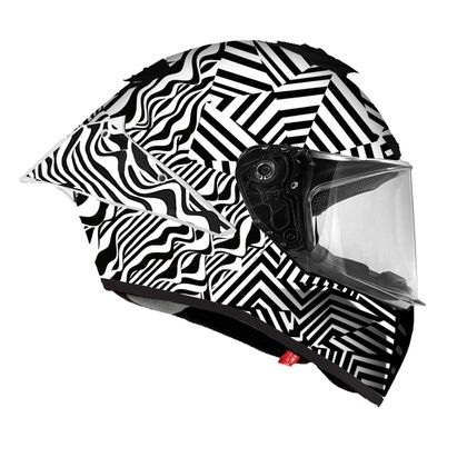 Premier MONZA EVO PT 8 BM Integraalhelm - Zwart / Wit