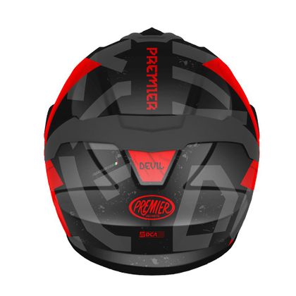 Premier DEVIL TP 17 BM Integraalhelm - Zwart / Rood