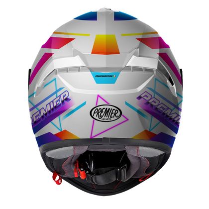 Premier EVOLUZIONE RT8 Integraalhelm - Wit / Blauw