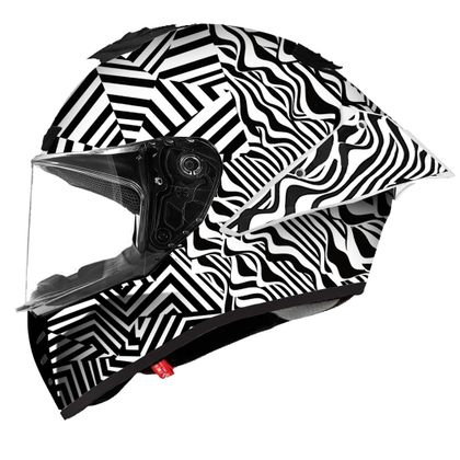 Premier MONZA EVO PT 8 BM Integraalhelm - Zwart / Wit Ref: PE0483 