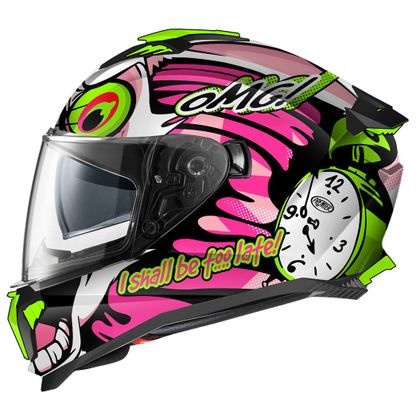 Casque intégral Premier TYPHOON BU 18 BM - Noir / Rose Ref : PE0477 