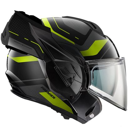 Premier X-CHARGER Modulair helm - Zwart / Grijs