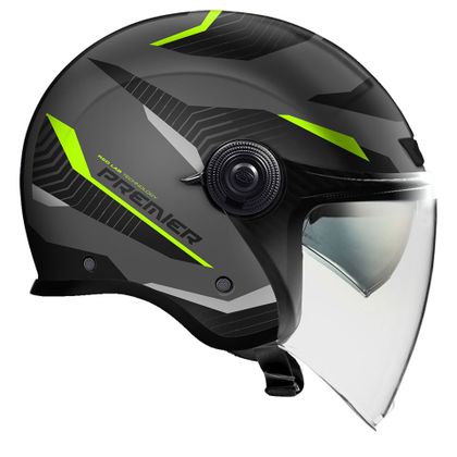 Casque jet Premier CITY FLY EVO FA - Jaune