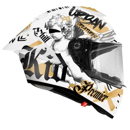 Premier MONZA EVO HA Integraalhelm - Wit / Zwart