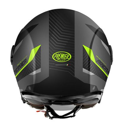 Casque jet Premier CITY FLY EVO FA - Jaune