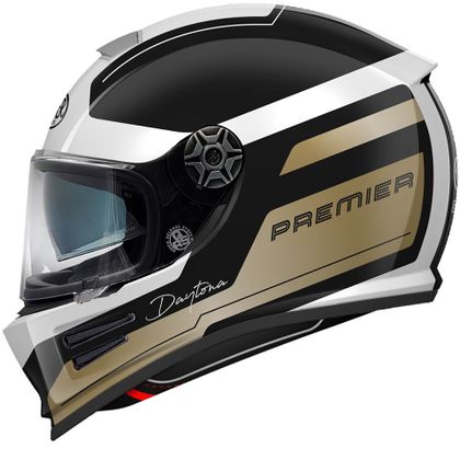 Premier COMMANDER DA Integraalhelm - Zwart / Wit Ref: PE0488 