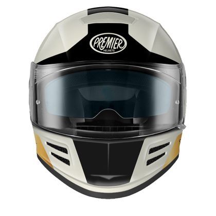 Kask integralny Premier COMMANDER GP - Czarny / Biały