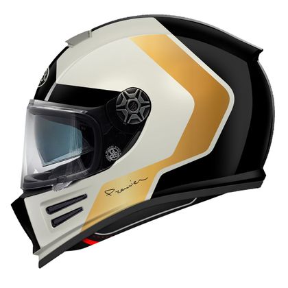 Kask integralny Premier COMMANDER GP - Czarny / Biały Nr ref.: PE0489 