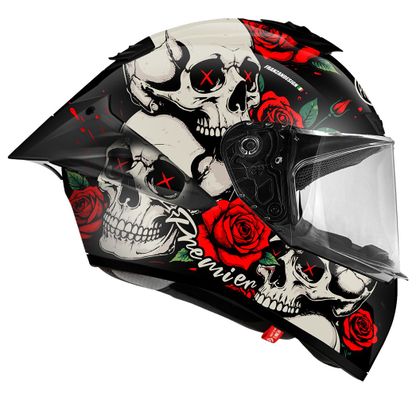 Premier MONZA EVO RO Integraalhelm - Zwart / Wit