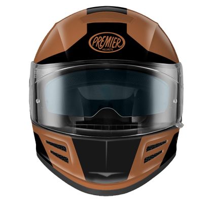 Premier COMMANDER GP Integraalhelm - Zwart / Bruin