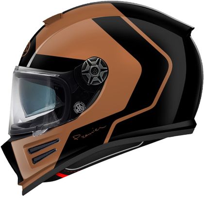 Premier COMMANDER GP Integraalhelm - Zwart / Bruin Ref: PE0489 