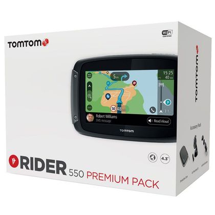 GPS TomTom Rider 550 Premium + Intercom Freecom 1 solo de regalo