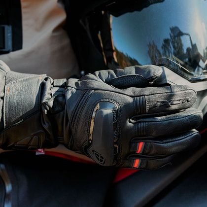 Gants Ixon PRO MILES - Noir / Rouge