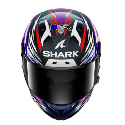 Casque intégral Shark AERON-GP FIM RACING #2 REPLICA ZARCO SIGNATURE - Carbone / Violet