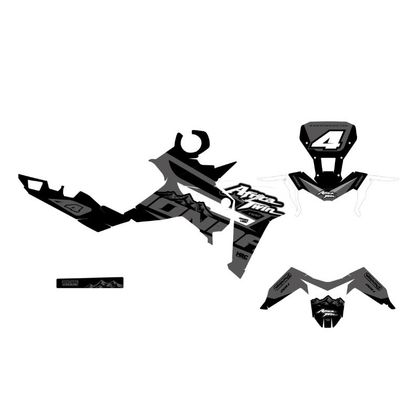 RiderUnik PRONTO WHITE Decoration kit - White