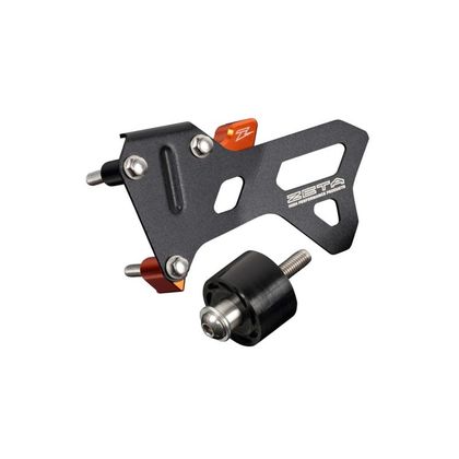 Protection de chaine Zéta  - Noir / Orange