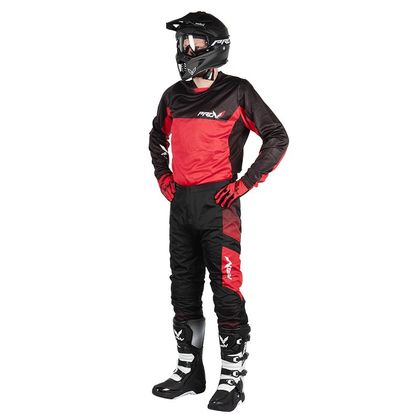Pantalón de motocross Prov HOLESHOT RED 2022