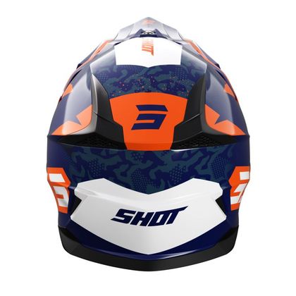 Casco de motocross Shot PULSE - AIRFIT 2023 - Blanco / Azul