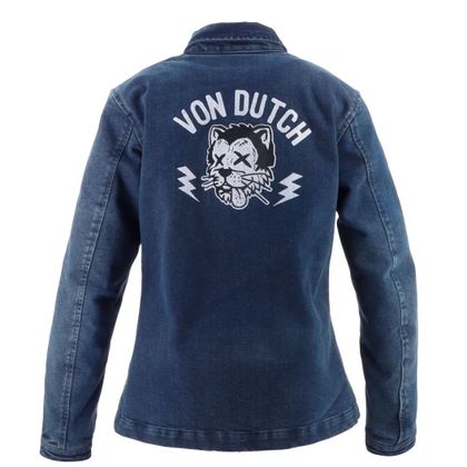 Surchemise Moto Helstons VON DUTCH PUSSYCAT - Bleu
