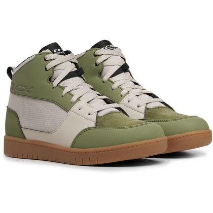 Baskets Moto TCX Boots X-STREET WATERPROOF - Vert / Gris
