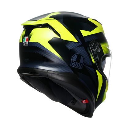 Casque intégral AGV K7 - GLIMPSE - Noir / Jaune