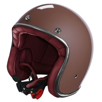 Casque jet Stormer QUARTZ SOLID - Beige Ref : SR0077 