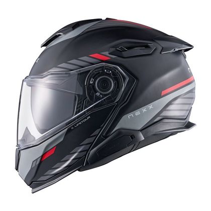 Casque Nexx X.LIFETOUR - GLOBE - Noir / Rouge