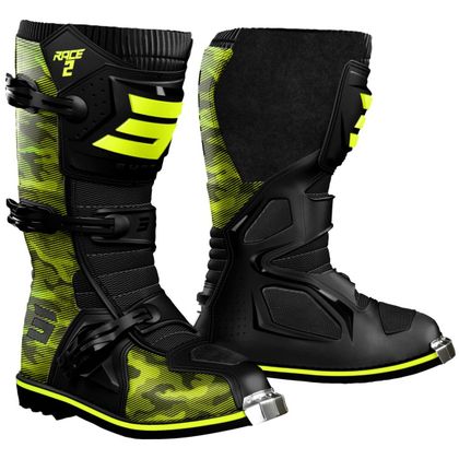 Shot RACE 2 KINDER TACTIC Cross-Stiefel - Gelb / Schwarz