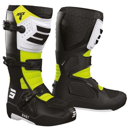 Bottes cross Shot RACE 4 2026 - Noir / Jaune
