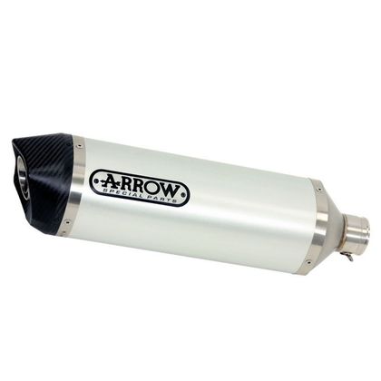 Silenziatore Arrow Alluminio Race-tech con fondello in carbonio Ref : 72624AK / CMB72624AK+72156PZ 