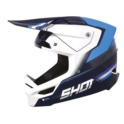 Casco de motocross Shot RACE - TRACER 2023 - Azul Ref : SO2408 