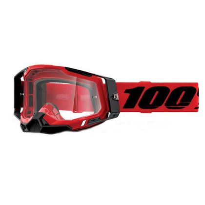 Gafas de motocross 100% RACECRAFT 2 - RED - CLEAR 2022 Ref : CE0879 / NPU 