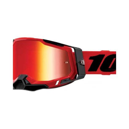 Gafas de motocross 100% RACECRAFT 2 - RED - IRIDIUM RED 2022