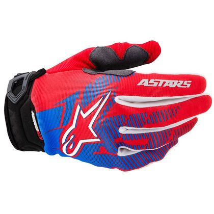 Gants cross Alpinestars Racer gloves rouge bleu 