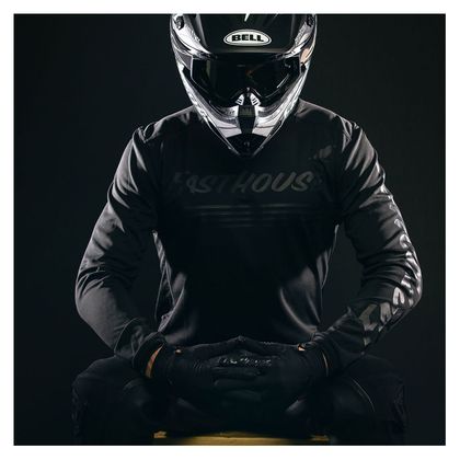 Camiseta de motocross FASTHOUSE RAVEN - BLACK 2019