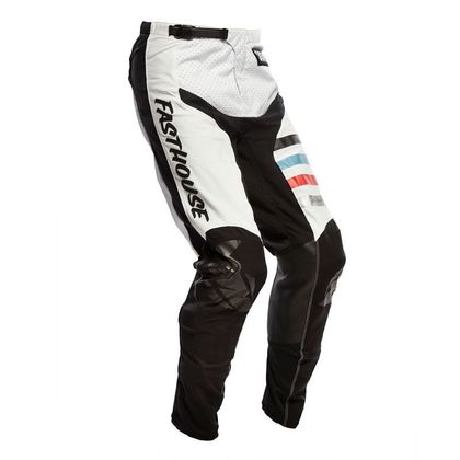 Pantalón de motocross FASTHOUSE RAVEN 2.0 WHITE BLACK 2021 - Negro