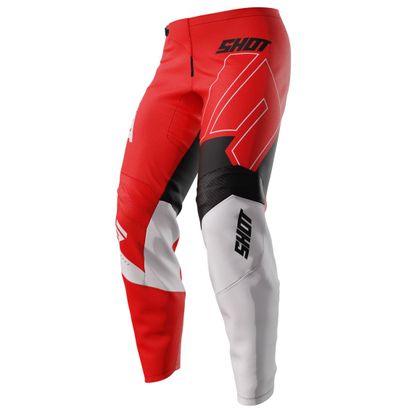 Pantalón de motocross Shot KID DRAW - RUSH - Rojo Ref : SO2540 
