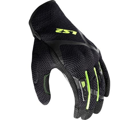 LS2 RAY II Handschuhe - Schwarz / Gelb Ref : LS1400 
