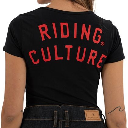 T-Shirt manches courtes RIDING CULTURE LOGO RC - Noir