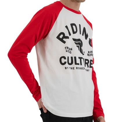 T-shirt manches longues RIDING CULTURE RIDE MORE L/S - Rouge