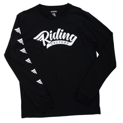 T-shirt manches longues RIDING CULTURE WINGS L/S - Noir Ref : RID0037 