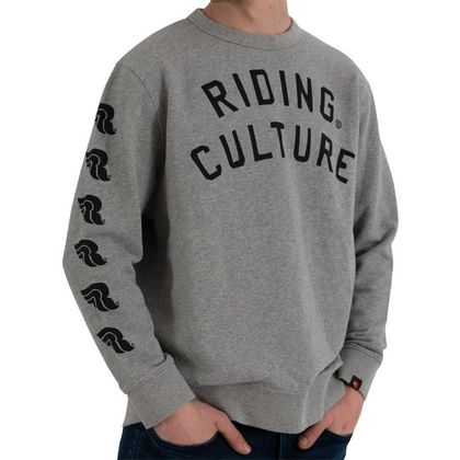 Pull RIDING CULTURE LOGO SWEATER - Gris Ref : RID0009 