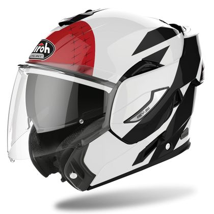 Casque Airoh REV19 - LEADEN - RED GLOSS - Rouge