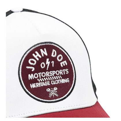 Casquette John Doe JDM 0/1 - Noir / Blanc