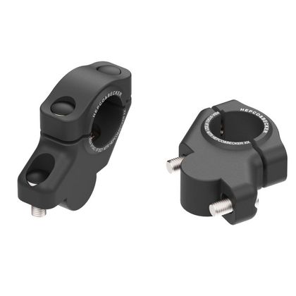 Hepco & Becker 30 mm and a offset of 21 mm Handlebar riser