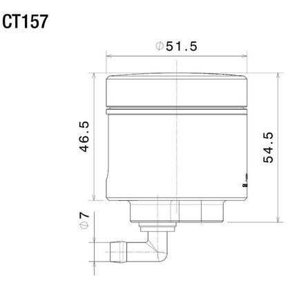 Rizoma NOTCH FÜR DIE VORDERRADBREMSE Bremsflüssigkeitsbehälter Universell
