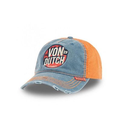 Von Dutch RETRO 2.0 Mütze - Blau / Orange
